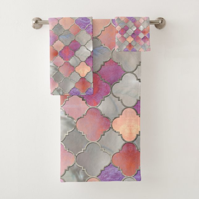 Perla y cuarzo marroquíes del modelo de Quatrefoil (In situ)