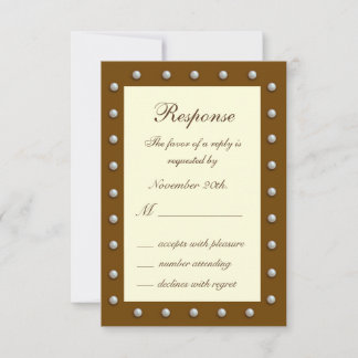 Perlas elegantes en Cream RSVP