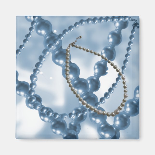 Perlas Elegantes Imán (Frente)