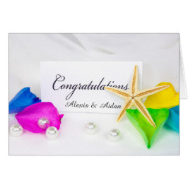 Perlas Starfish y Bodas con Petales Rosas