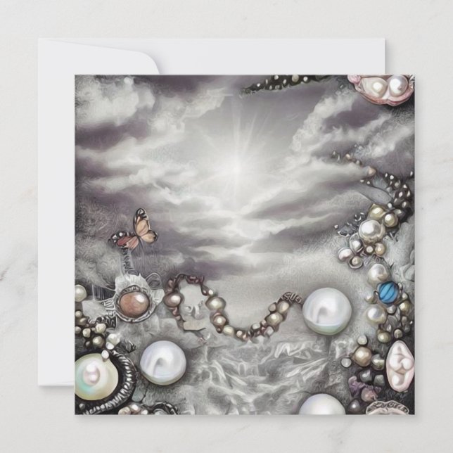 Perlas y nubes (Anverso)