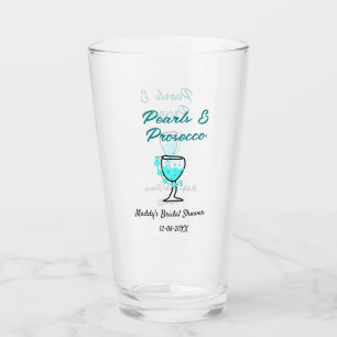 Perlas y prosecco despedida de soltera azul negro 
