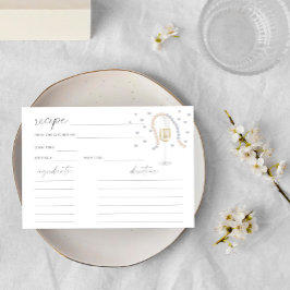 Perlas y Prosecco - tarjeta de receta