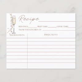 Perlas Y Tarjetas De Receta De Ducha Bridal Prosec