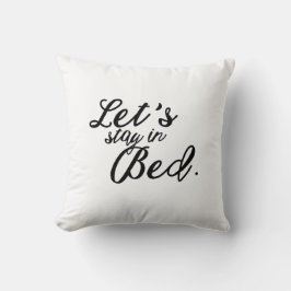 Permanezcamos en Cojín decorativo de la cama