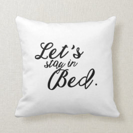 Permanezcamos en Cojín decorativo de la cama