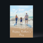 Permití la tarjeta del día de tu padre fotográfico<br><div class="desc">Tarjetas del Día del Padre Feliz - Foto y texto Personalizado - Único su propio diseño - Familia personalizada / Amigos o regalo personal - Añadir su foto / o texto - Redimensionar y mover o eliminar y agregar elementos / imágenes con la herramienta Personalización ! Buena suerte - Estar...</div>