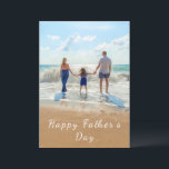 Permití la tarjeta del día de tu padre fotográfico<br><div class="desc">Tarjetas del Día del Padre Feliz - Foto y texto Personalizado - Único su propio diseño - Familia personalizada / Amigos o regalo personal - Añadir su foto / o texto - Redimensionar y mover o eliminar y agregar elementos / imágenes con la herramienta Personalización ! Buena suerte - Estar...</div>