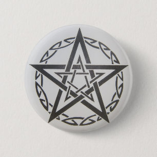 Perno tribal del botón del Pentagram