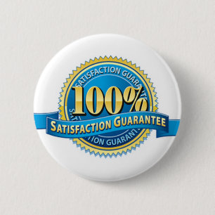 Pernos del botón de la satisfacción garantizada