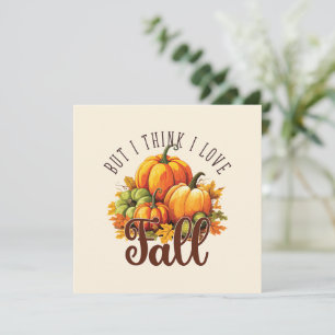 Pero creo que me encanta la caída - calabazas y ho