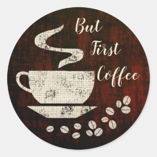 Pero el primer café: Pegatinas de sobres