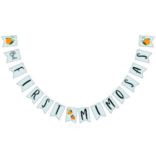 Pero las primeras banderas de Bunting de Mimosas