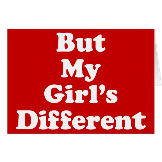 Pero Mi Chica Diferente (Anverso (Horizontal))