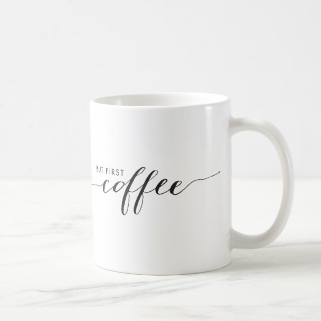 Pero primera taza de café (Derecha)