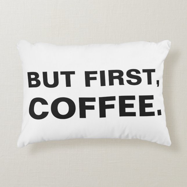 Pero primero, almohada del café (Anverso)