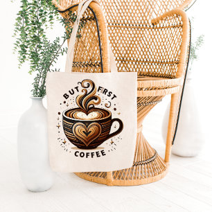 Pero Primero Café – Bolsa Tote Swirl & Sparkle