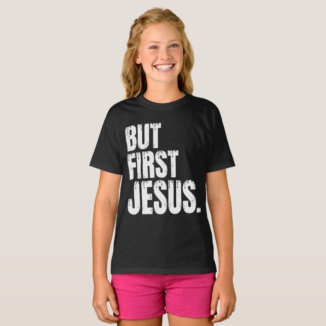 Pero Primero Jesús Camiseta (Anverso completo)