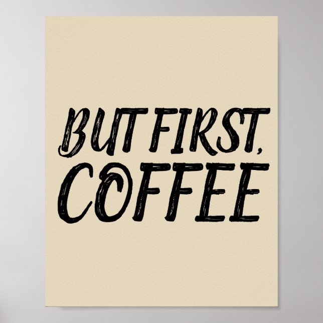 PERO PRIMERO, Posters DE CAFÉ Rótulos (Frente)