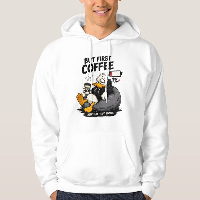 Pero Primero Sudadera Divertida Para Amantes Del C (Anverso)