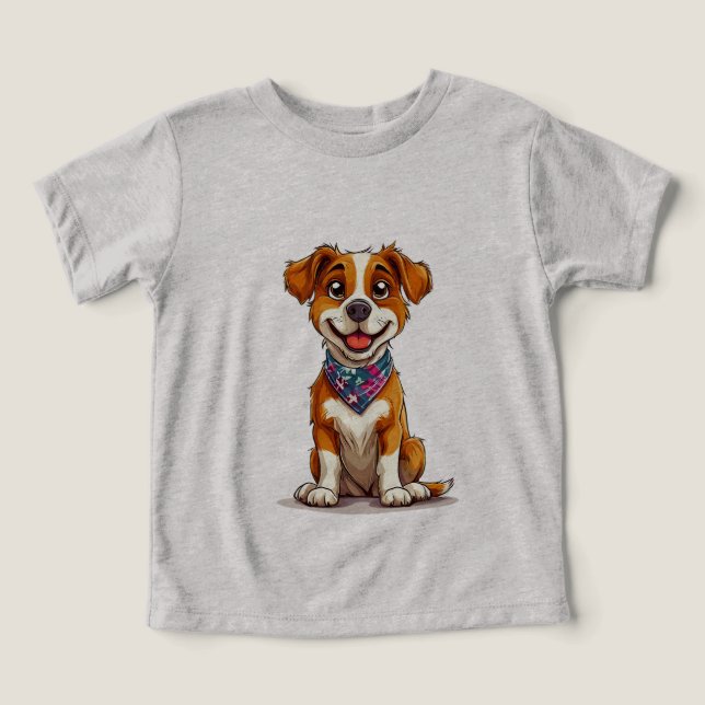 Perrito adorable de estilo de dibujos animados (Diseño delantero )