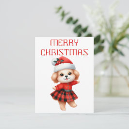 Perrito Bailarín - Tarjeta de Navidad