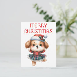 Perrito Bailarín - Tarjeta de Navidad
