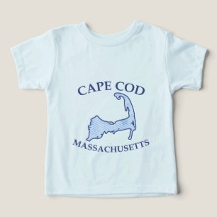 Perrito Blue Striped Cape Cod Silhouette Tri-Blend