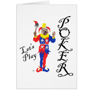 Perrito Cairn Terrier Afortunado del Poker