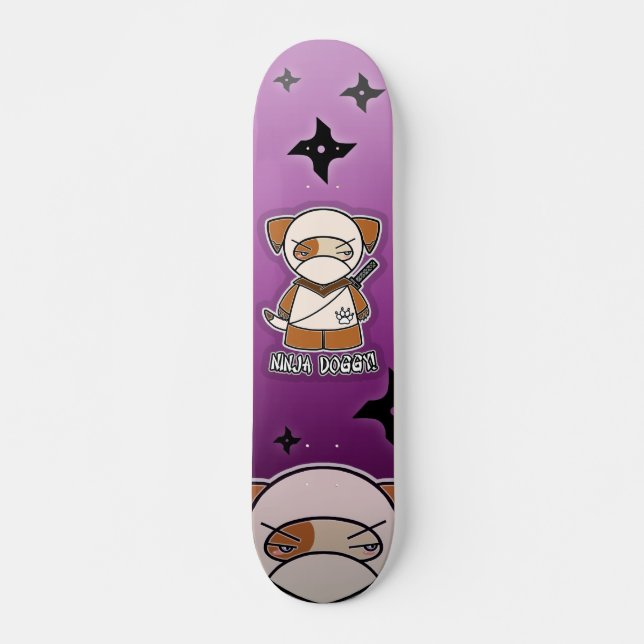 ¡Perrito de Ninja! Monopatín (Anverso )