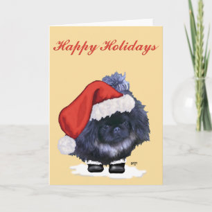 Perrito de Pekín Navidad