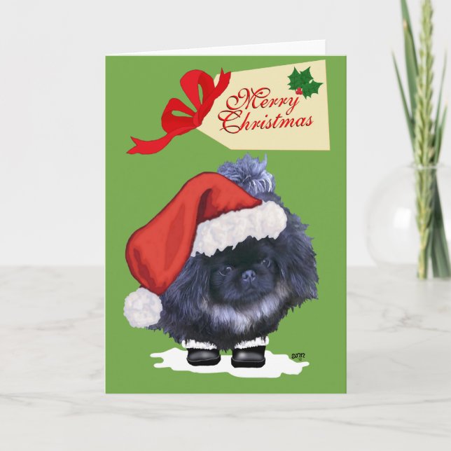 Perrito de Pekín Navidad (Anverso)