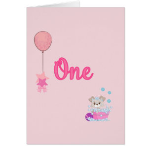 Perrito en baño un cumpleaños año del chica