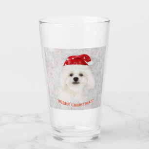 Perrito maltés del navidad