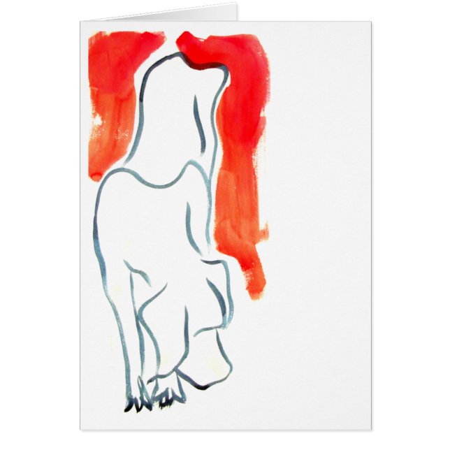 Perrito que desciende una escalera (Frente)