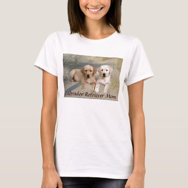 Perritos de la camiseta de la mamá del labrador (Anverso)