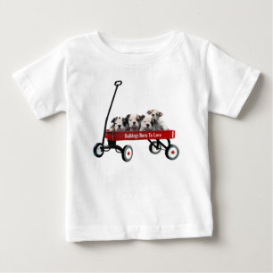 Perritos del bulldog en camisa unisex del niño de