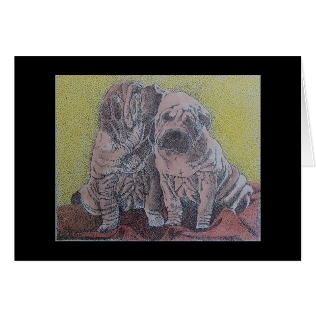 perritos del sharpei (Anverso (Horizontal))