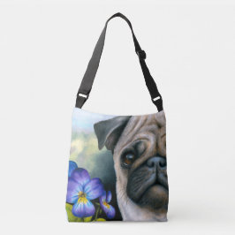 Perro 133 Bolsa de cuerpo cruzado de impresión com