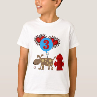 Perro 3 camisetas de cumpleaños y regalos