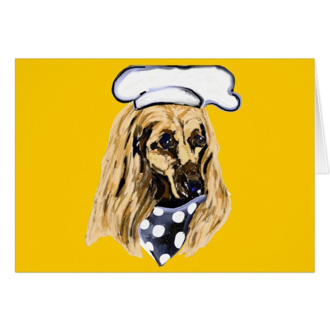 PERRO AFGANO (Anverso (Horizontal))