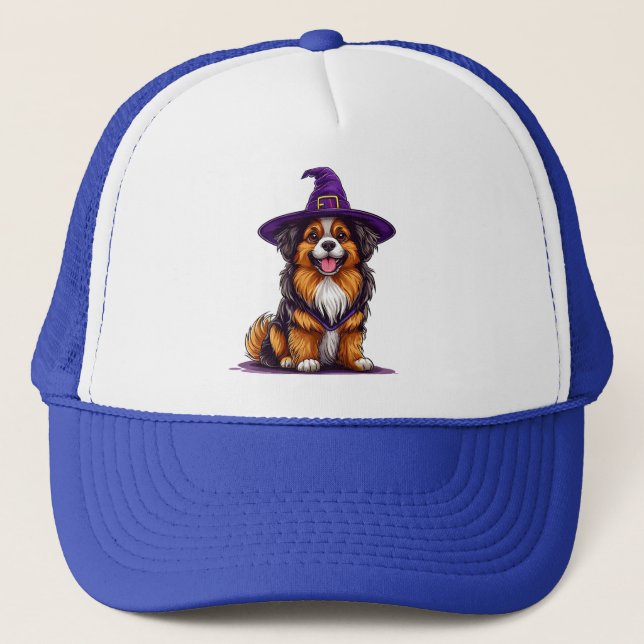 Perro Alegre con Sombrero de Bruja (Anverso)