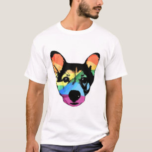 Perro arcoiris, camiseta
