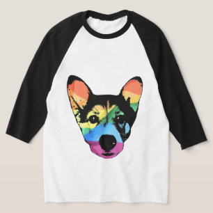 Perro arcoiris, camiseta