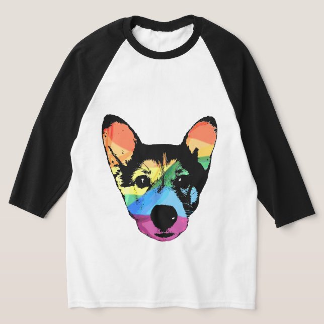 Perro arcoiris, camiseta (Distribución)