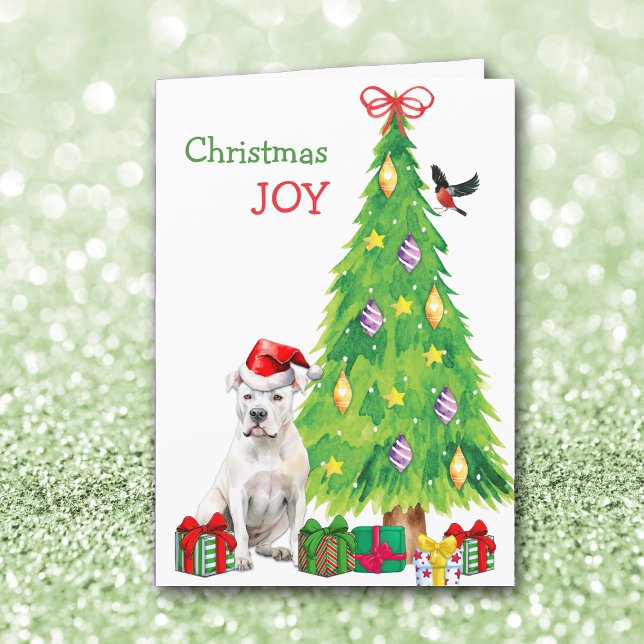 Perro argentino, ave y árbol de Navidad (Subido por el creador)