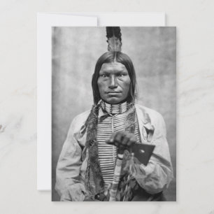 Perro bajo - Foto nativa estadounidense vintage