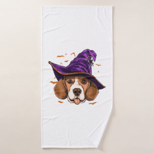 Perro Beagle Bruja Graciosa Perro Halloween Lover