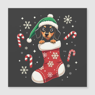 Perro Beagle con amantes de los Navidades de Santa