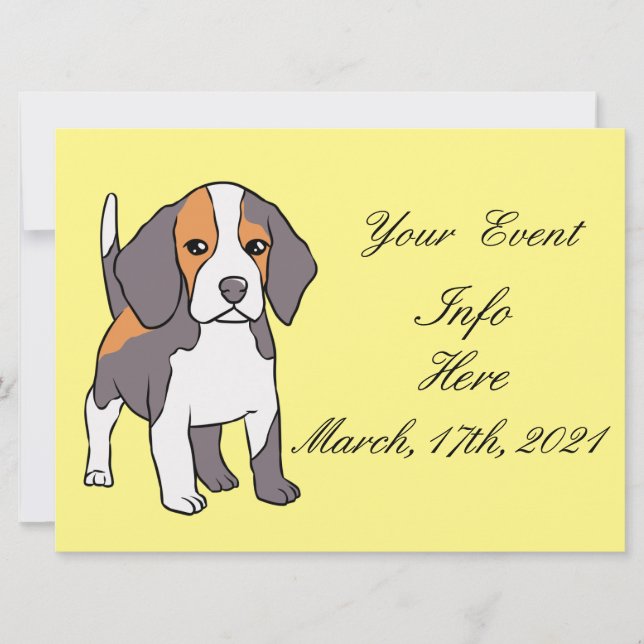 Perro Beagle Cute Rama Thunder_Cove (Anverso)
